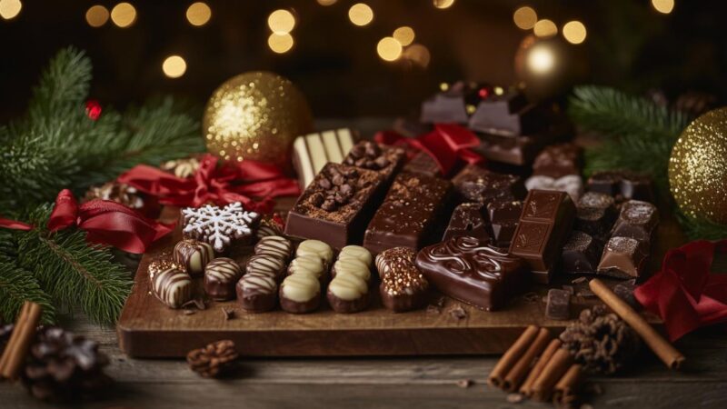 Découvrez où acheter du chocolat de Noël en ligne pour des fêtes gourmandes